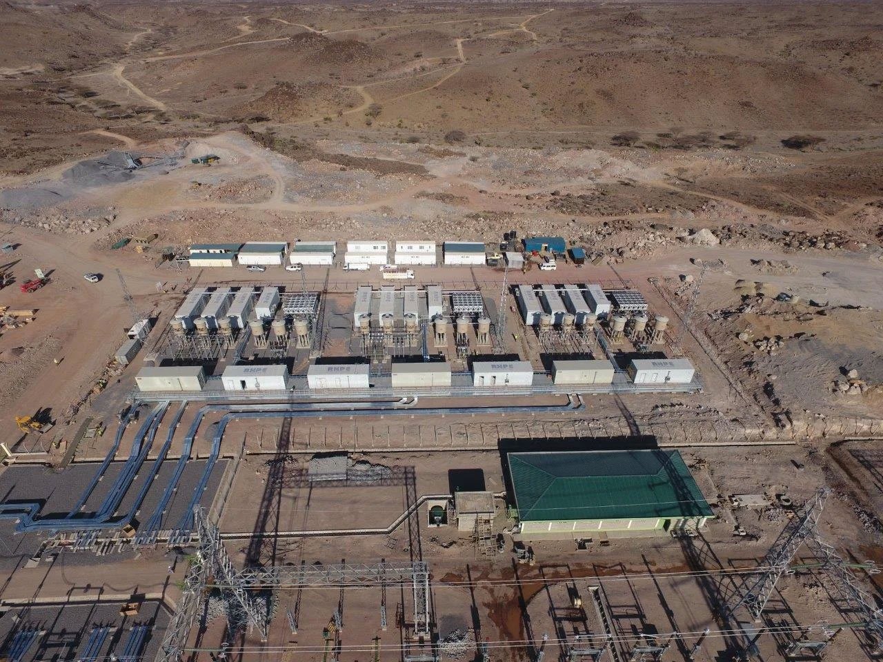  Lake Turkana Wind Power Site Aerial View