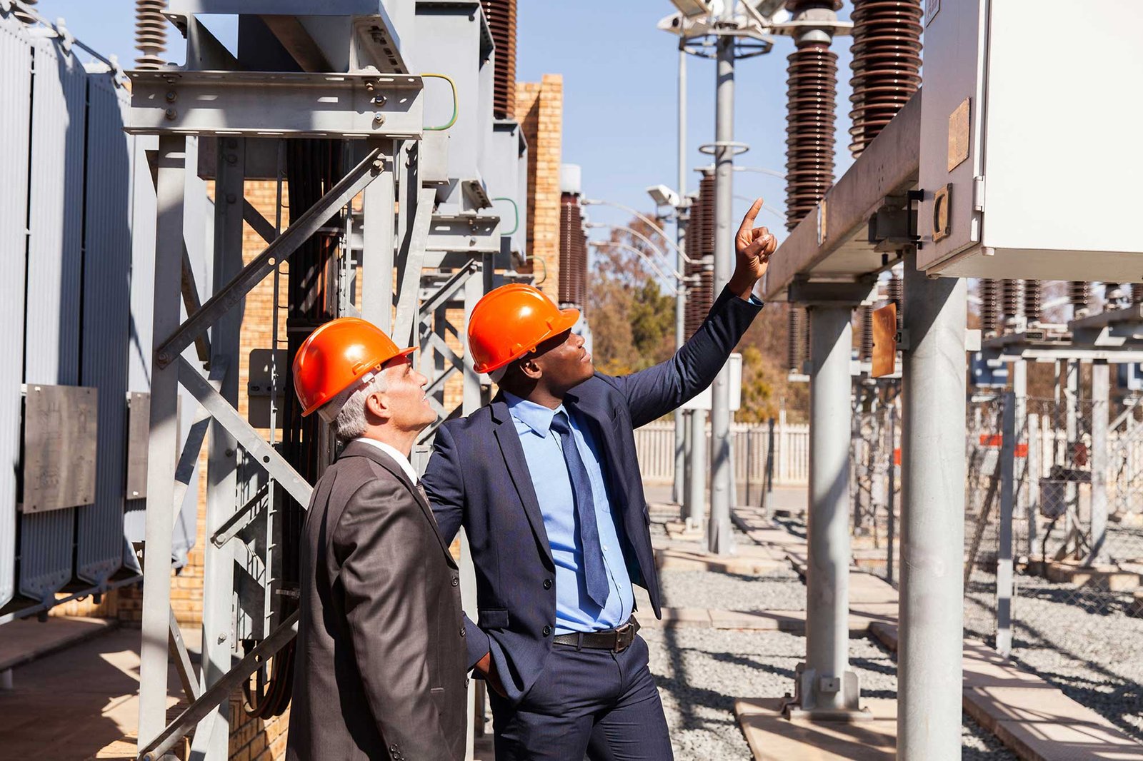 Industry Partnerships - Engineers on a site visit